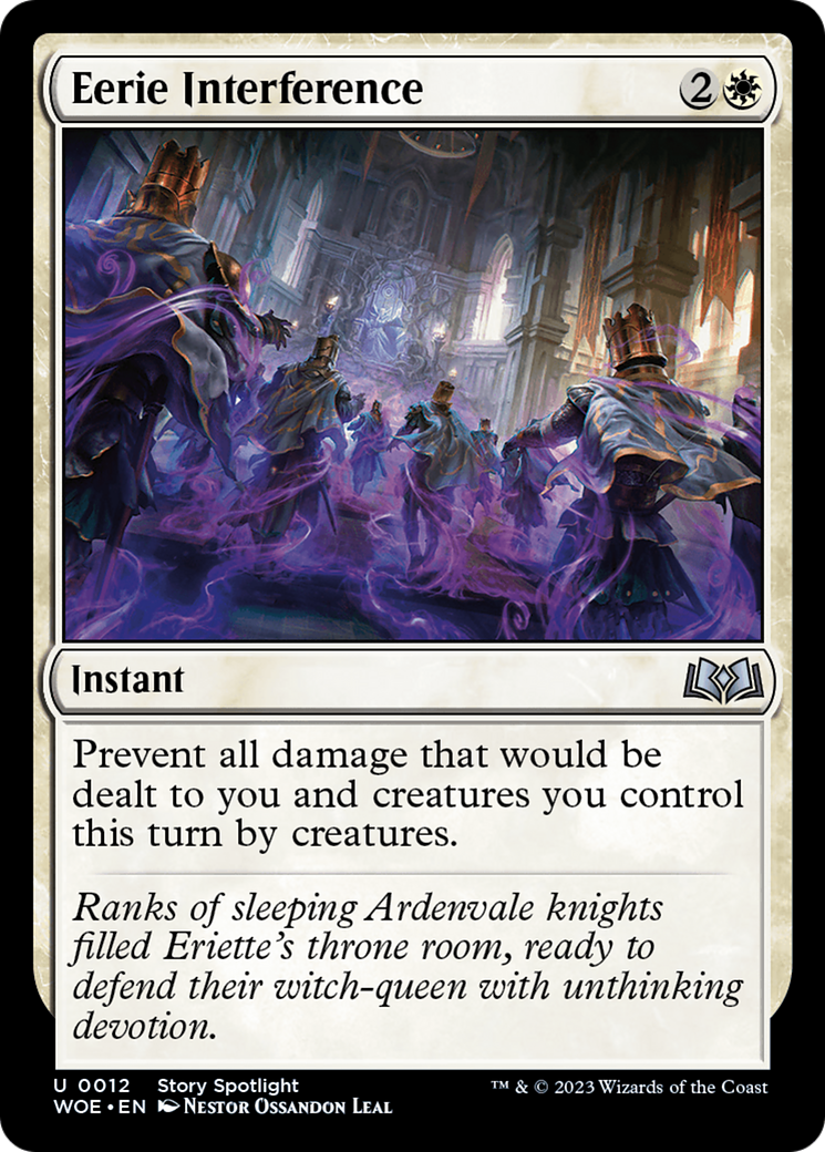 Eerie Interference - Uncommon Instant card from Wilds of Eldraine