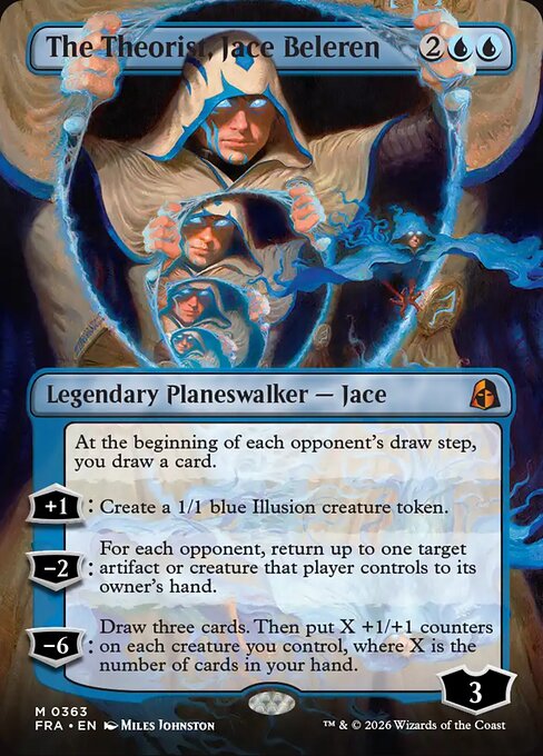 The Theorist, Jace Beleren - Mythic rare card from Reality Fracture