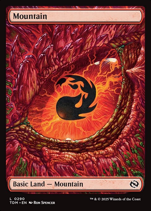 Mountain - Common card from Tarkir: Dragonstorm