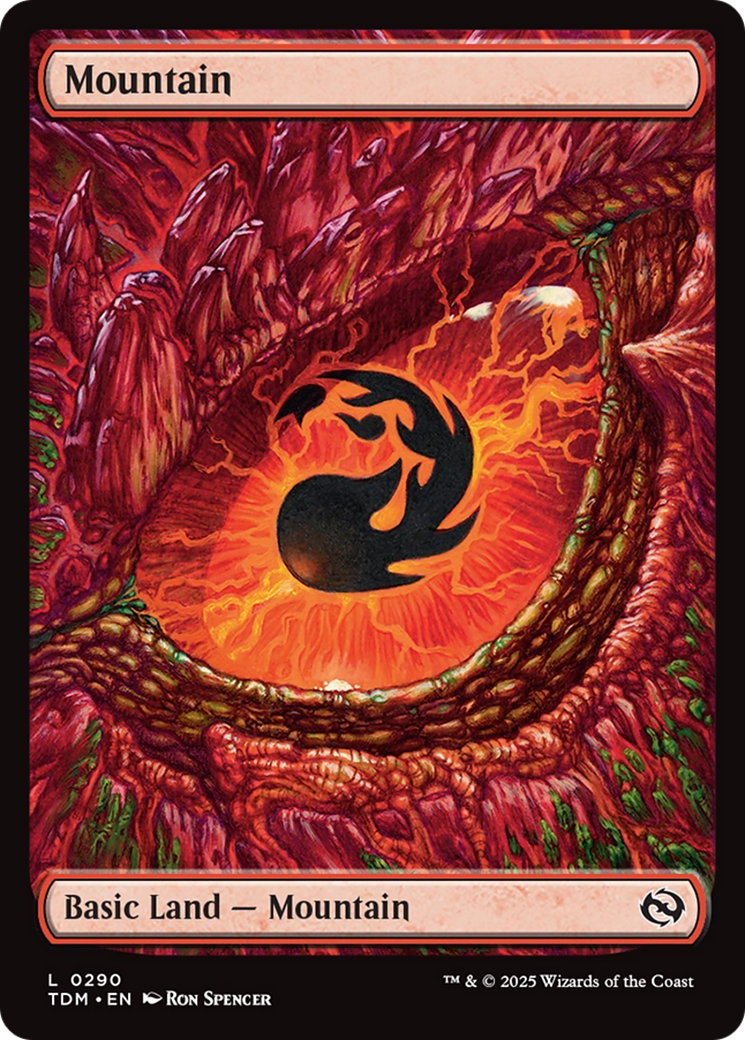 Mountain - Common Basic Land — Mountain card from Tarkir: Dragonstorm