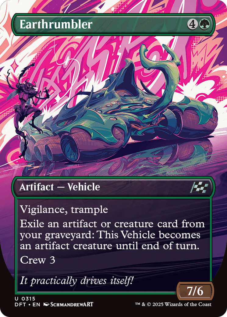 Earthrumbler - Uncommon Artifact — Vehicle card from Aetherdrift