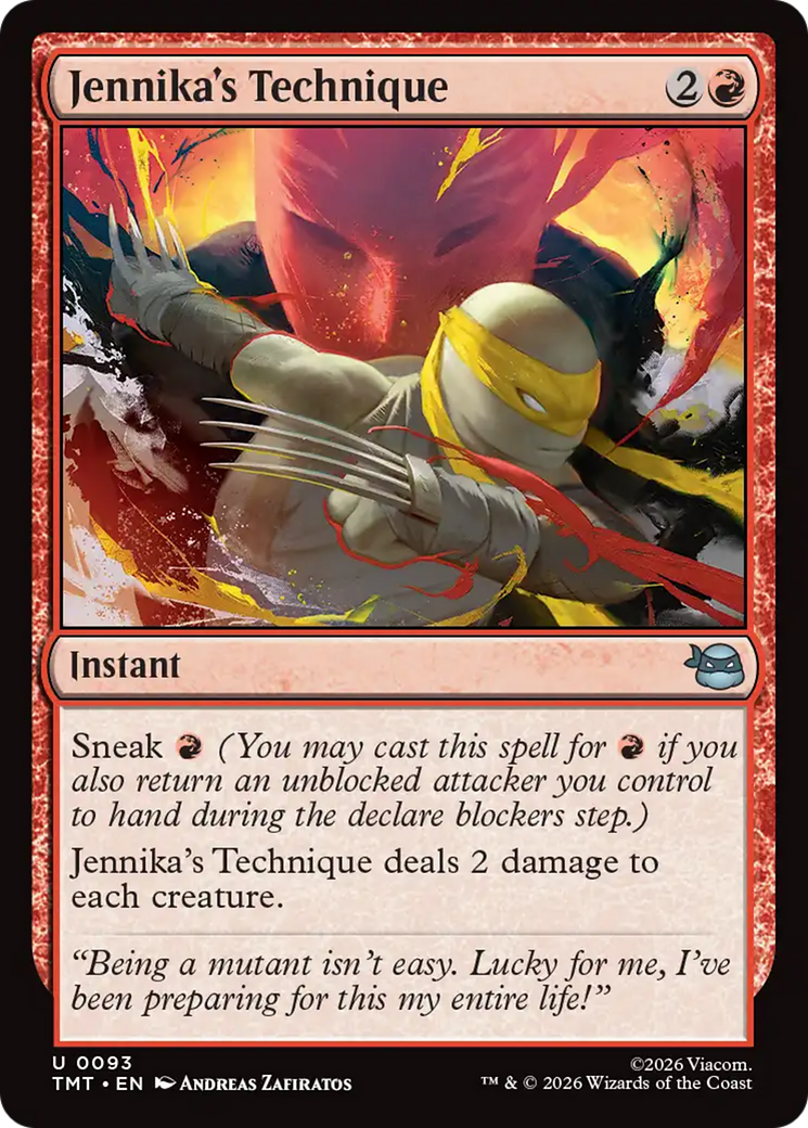 Jennika's Technique - Uncommon Instant card from Teenage Mutant Ninja Turtles