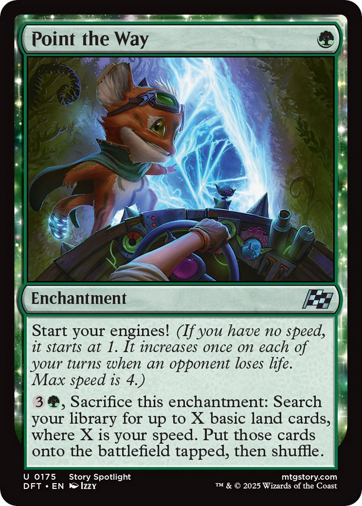 Point the Way - Uncommon Enchantment card from Aetherdrift