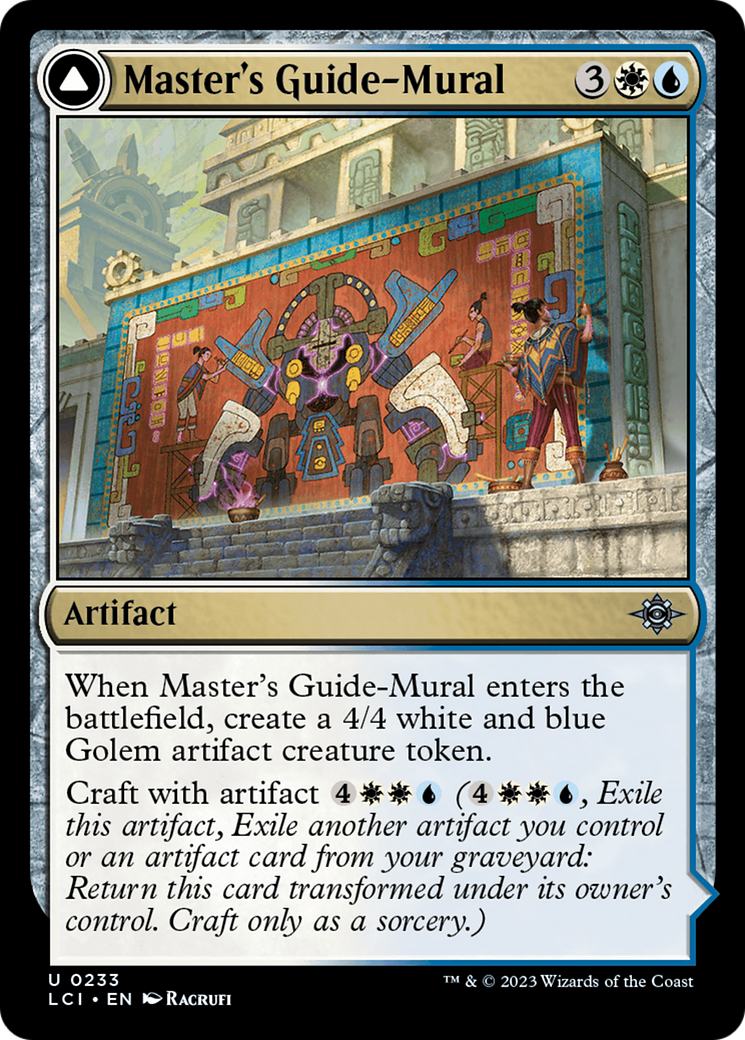 Master's Guide-Mural // Master's Manufactory - Uncommon Artifact card from The Lost Caverns of Ixalan