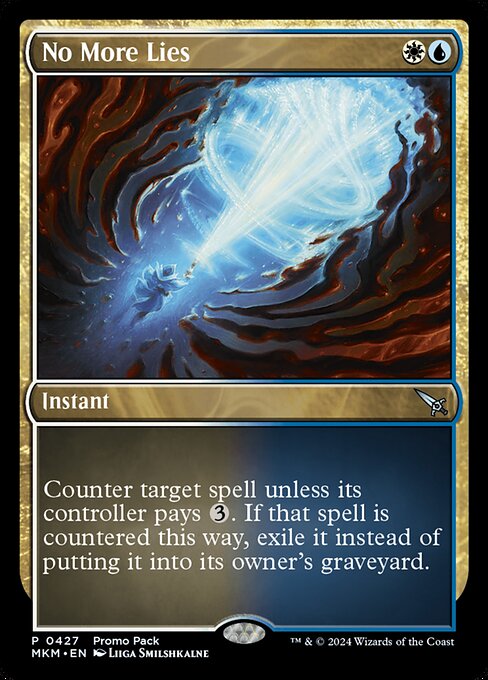 No More Lies - Uncommon card from Murders at Karlov Manor