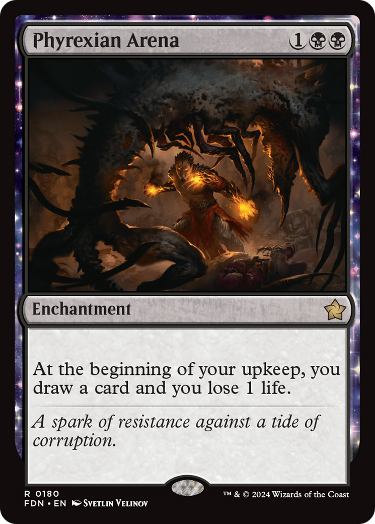 Phyrexian Arena - Rare Enchantment card from Foundations