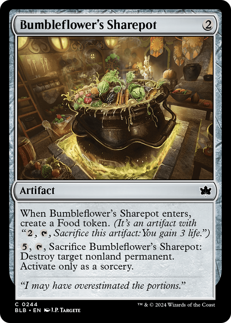 Bumbleflower's Sharepot - Common Artifact card from Bloomburrow