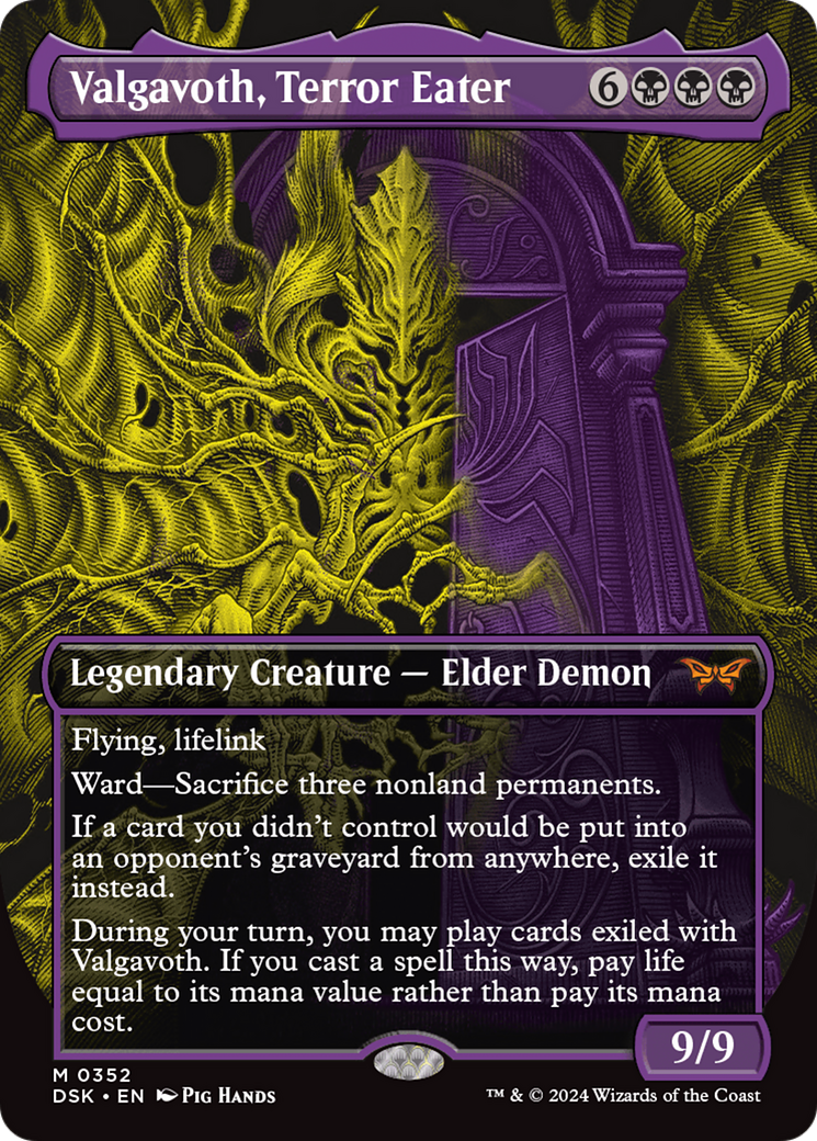 Valgavoth, Terror Eater - Legendary Creature — Elder Demon used in Sultai main decks