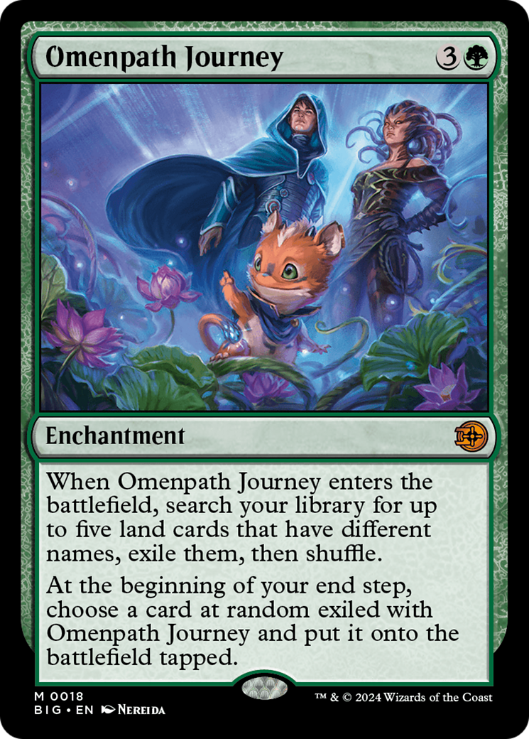 Omenpath Journey - Mythic Enchantment card from The Big Score