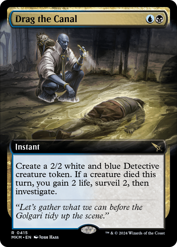 Drag the Canal - Rare Instant card from Murders at Karlov Manor