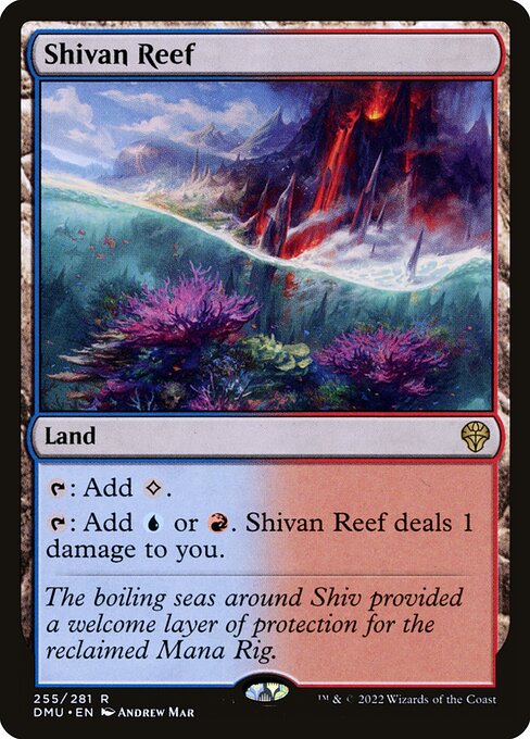 Shivan Reef - Rare card from DMU