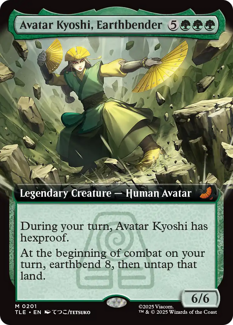 Avatar Kyoshi, Earthbender - Mythic Legendary Creature — Human Avatar card from Avatar: The Last Airbender Eternal