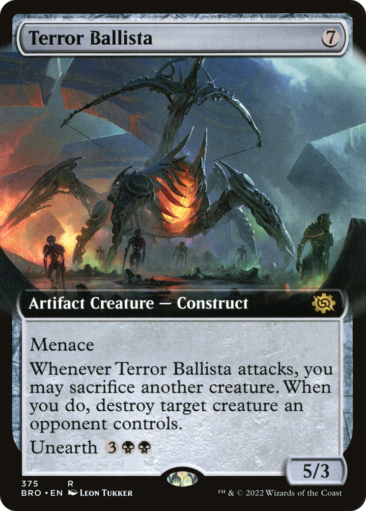 Terror Ballista - Rare Artifact Creature — Construct card from The Brothers' War