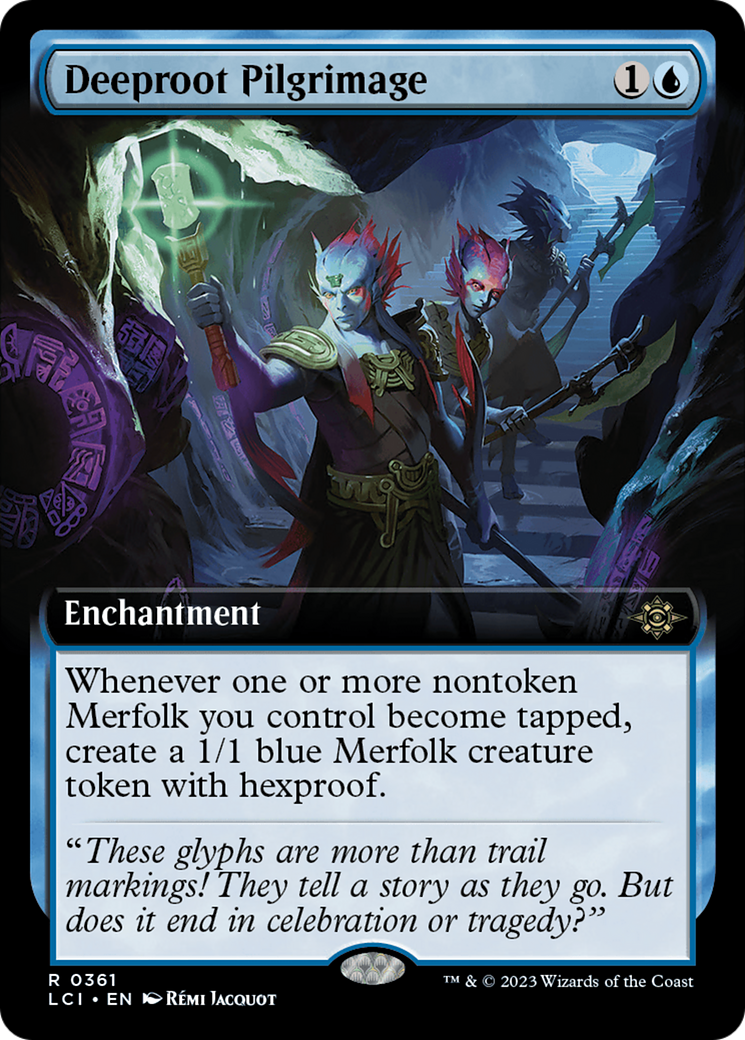 Deeproot Pilgrimage - Rare Enchantment card from The Lost Caverns of Ixalan