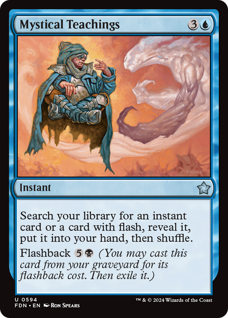 Mystical Teachings - Uncommon Instant card from Foundations