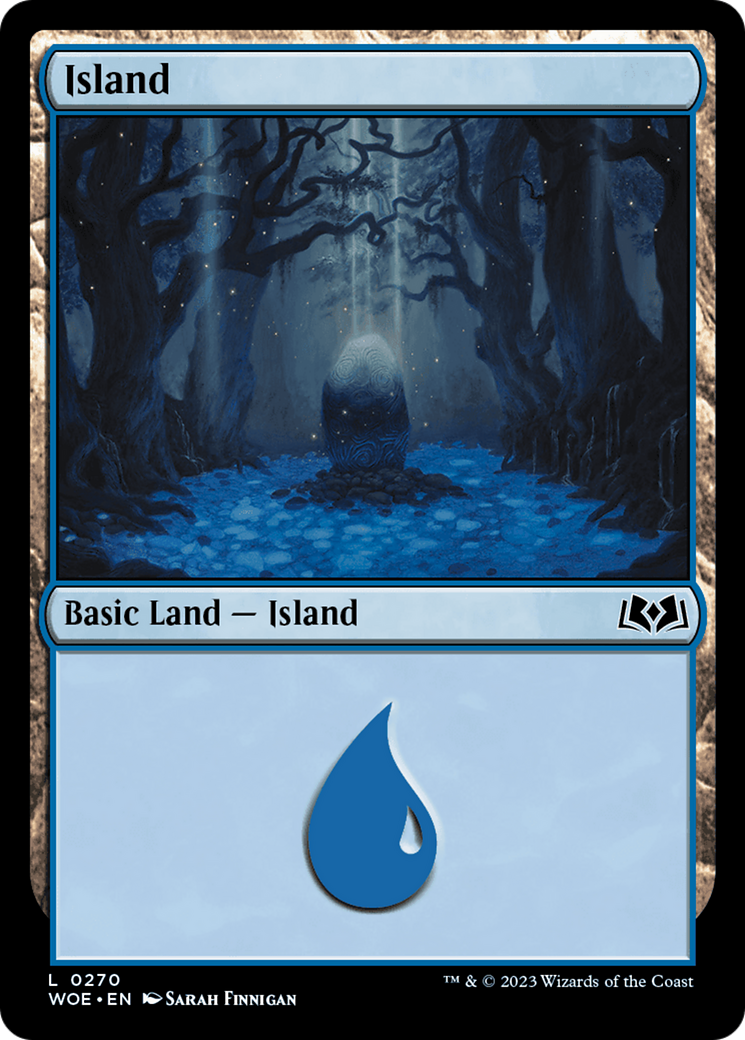 Island - Common Basic Land — Island card from Wilds of Eldraine