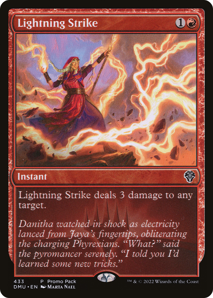 Lightning Strike - Common Instant card from Dominaria United
