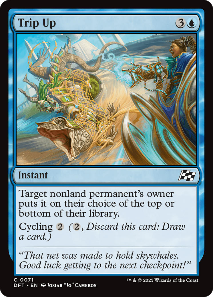 Trip Up - Common Instant card from Aetherdrift