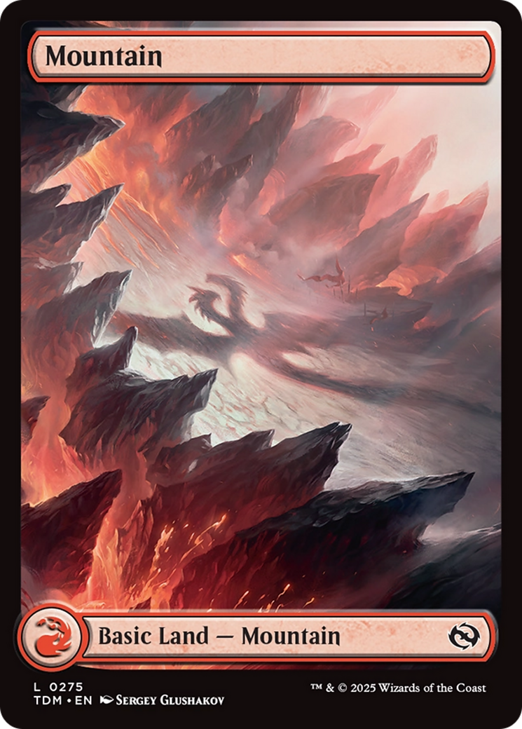 Mountain - Common Basic Land — Mountain card from Tarkir: Dragonstorm
