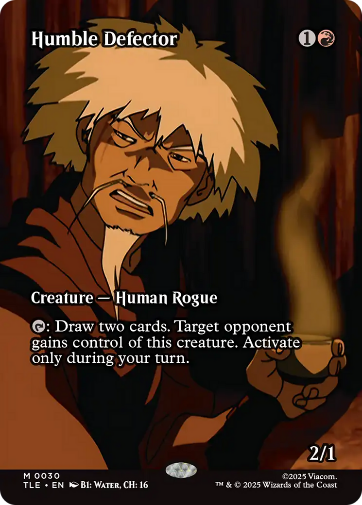 Humble Defector - Mythic Creature — Human Rogue card from Avatar: The Last Airbender Eternal