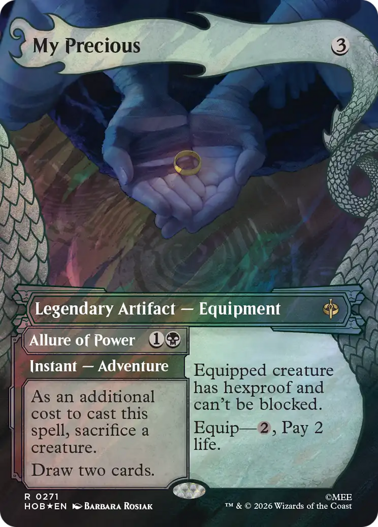 My Precious // Allure of Power - Rare Instant — Adventure card from The Hobbit