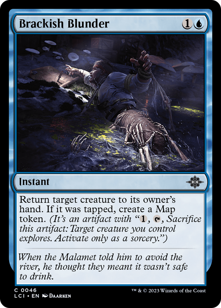 Brackish Blunder - Common Instant card from The Lost Caverns of Ixalan