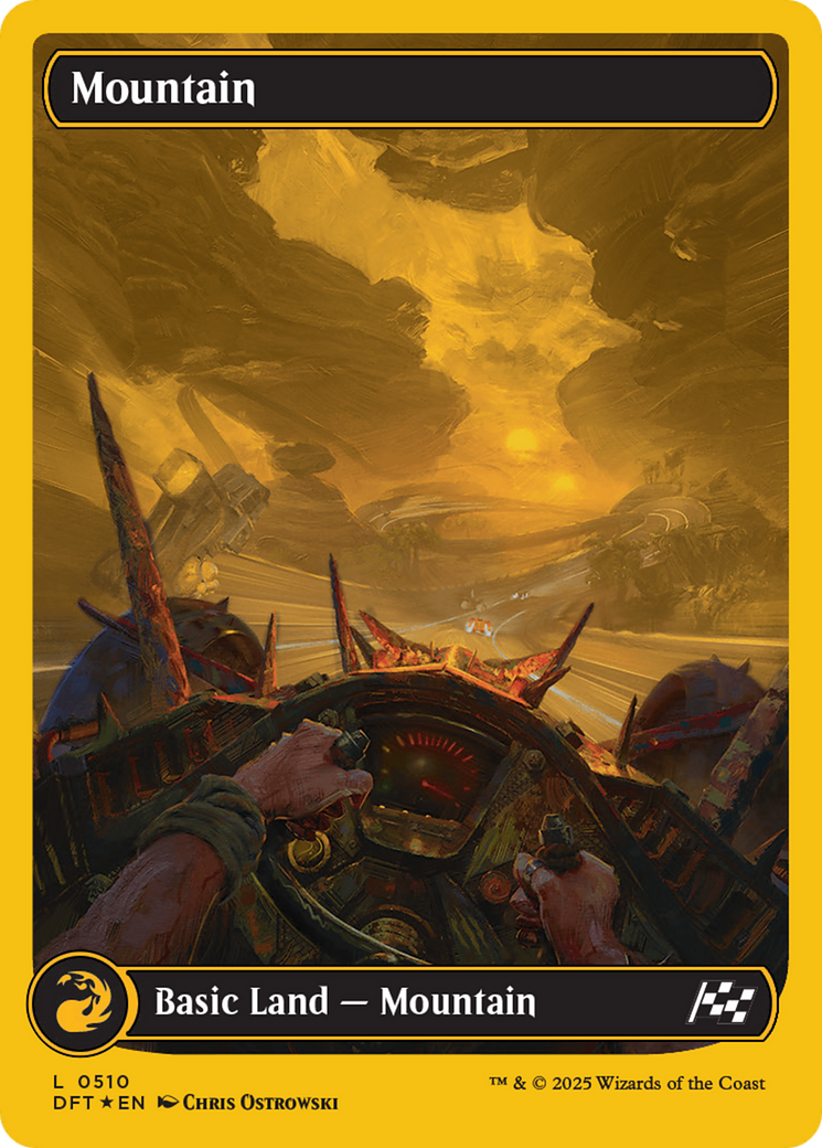 Mountain - Common Basic Land — Mountain card from Aetherdrift