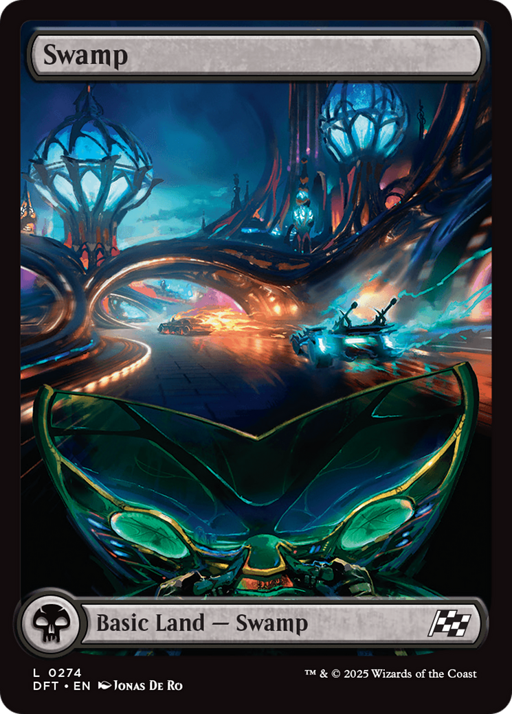 Swamp - Common Basic Land — Swamp card from Aetherdrift