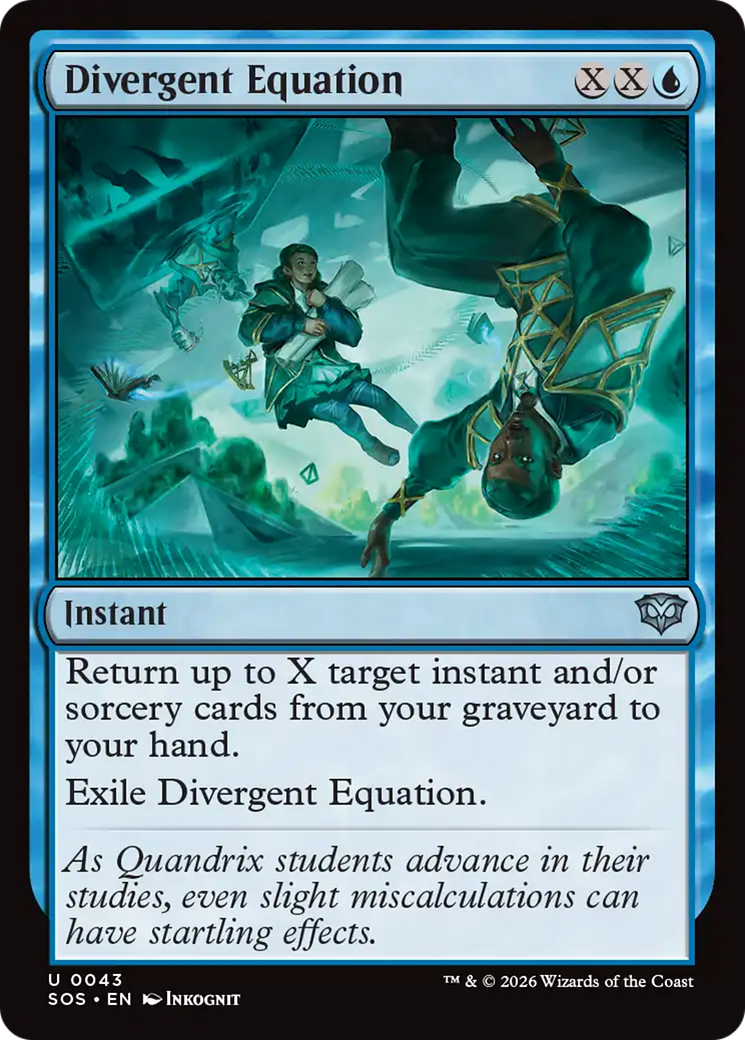 Divergent Equation - Uncommon Instant card from Secrets of Strixhaven