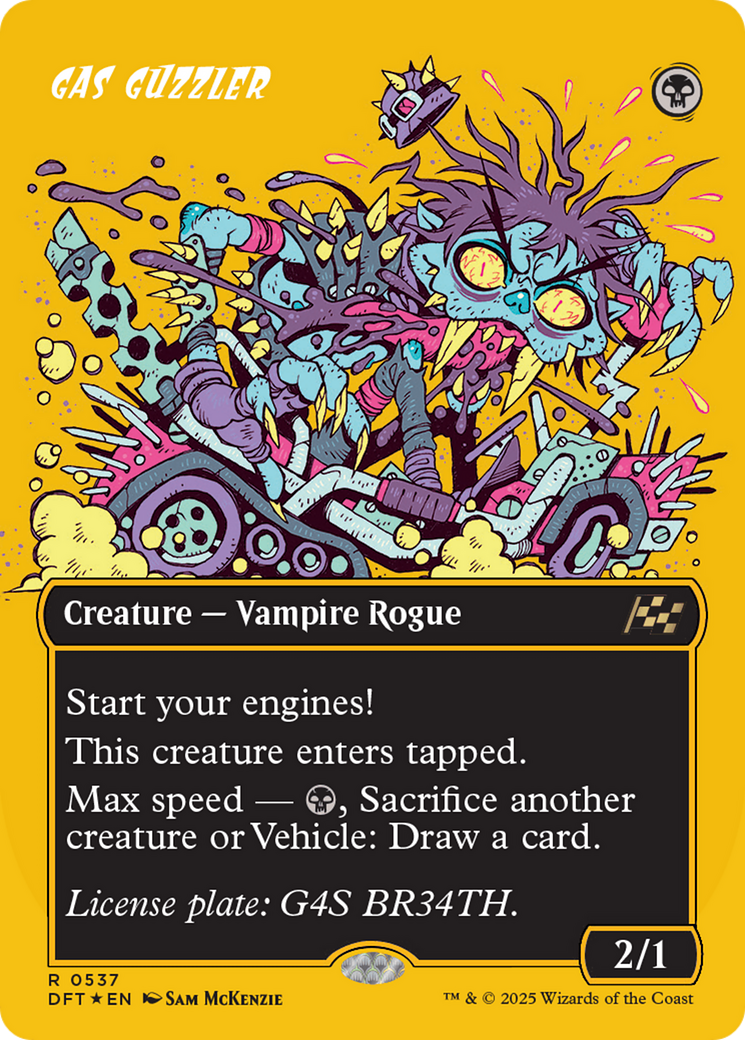 Gas Guzzler - Rare Creature — Vampire Rogue card from Aetherdrift