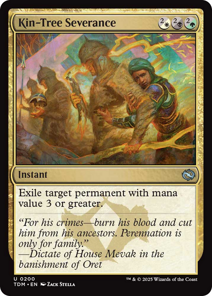 Kin-Tree Severance - Uncommon Instant card from Tarkir: Dragonstorm