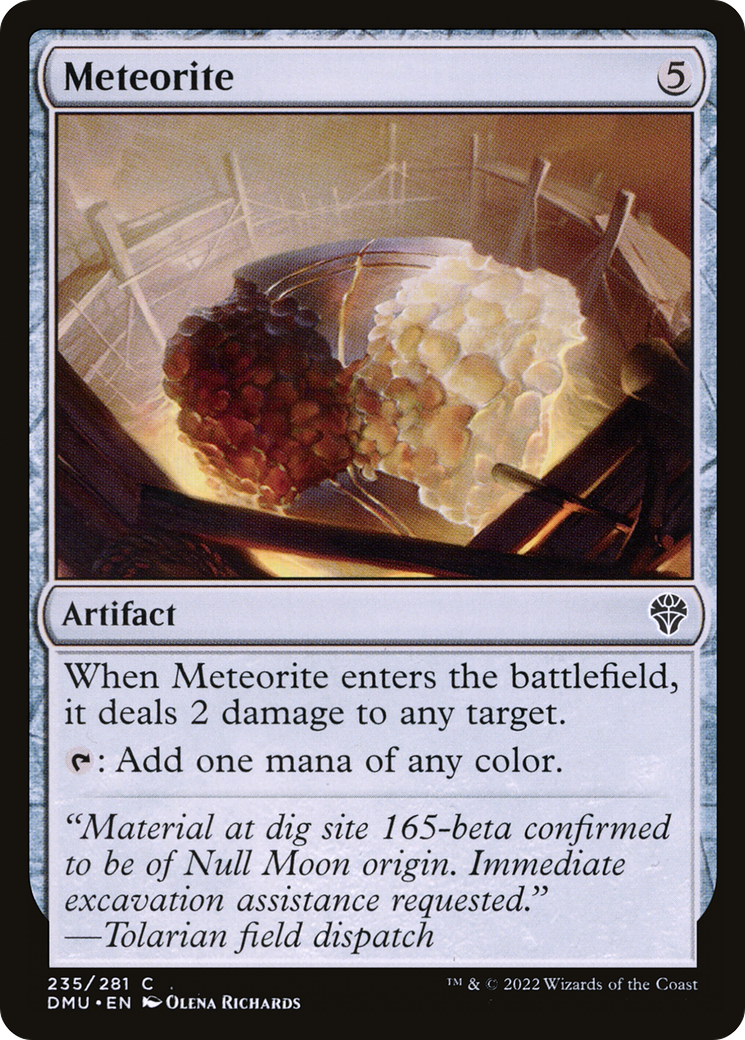 Meteorite - Common Artifact card from Dominaria United