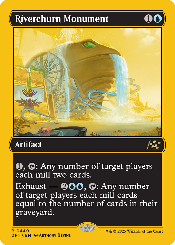 Riverchurn Monument - Rare Artifact card from Aetherdrift