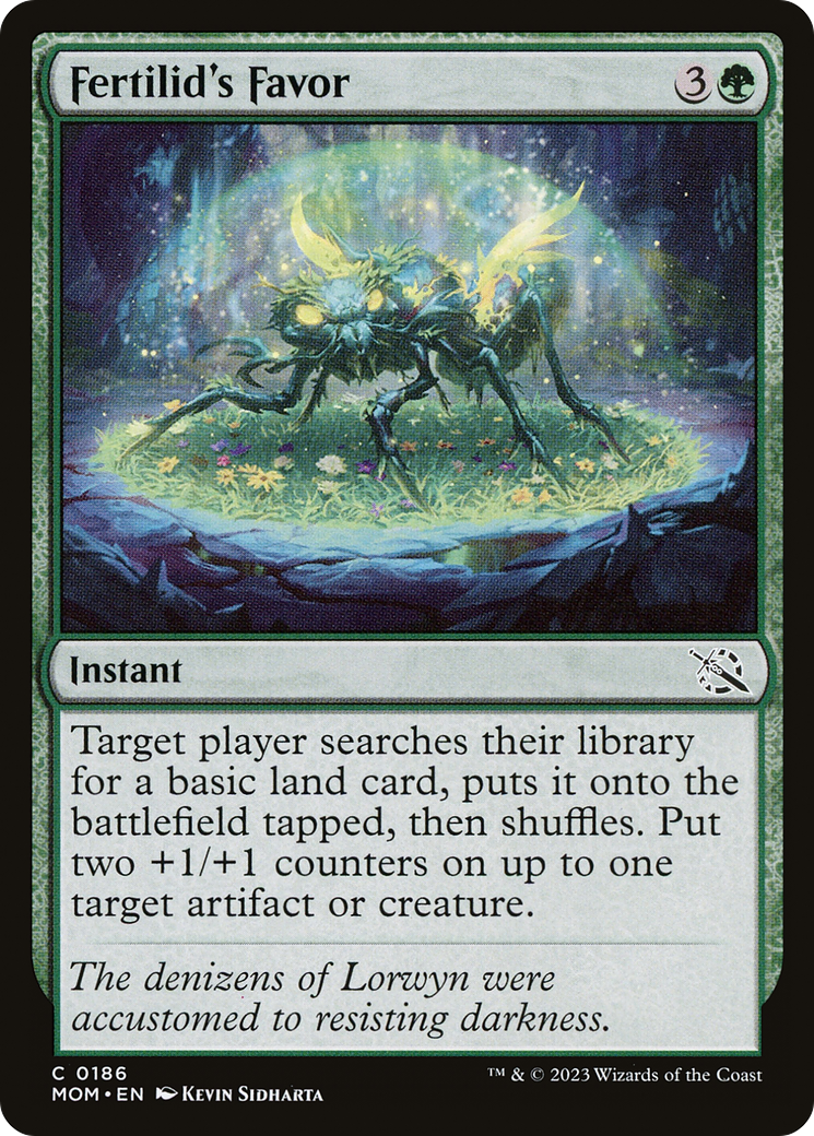 Fertilid's Favor - Common Instant card from March of the Machine