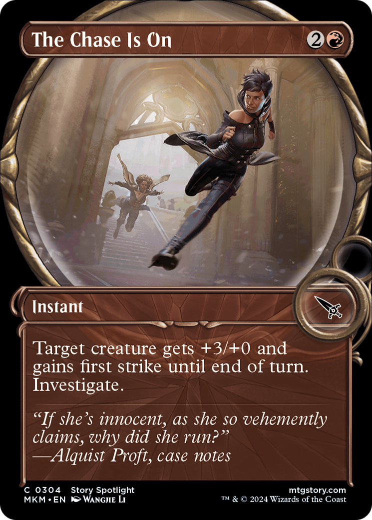 The Chase Is On - Common Instant card from Murders at Karlov Manor