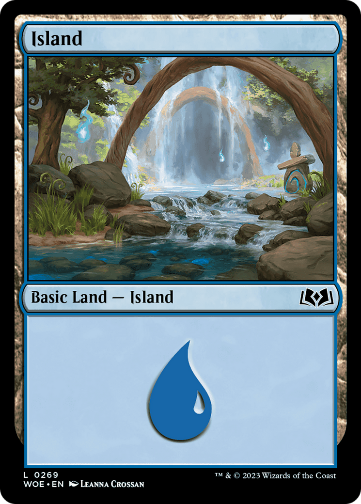 Island - Common Basic Land — Island card from Wilds of Eldraine