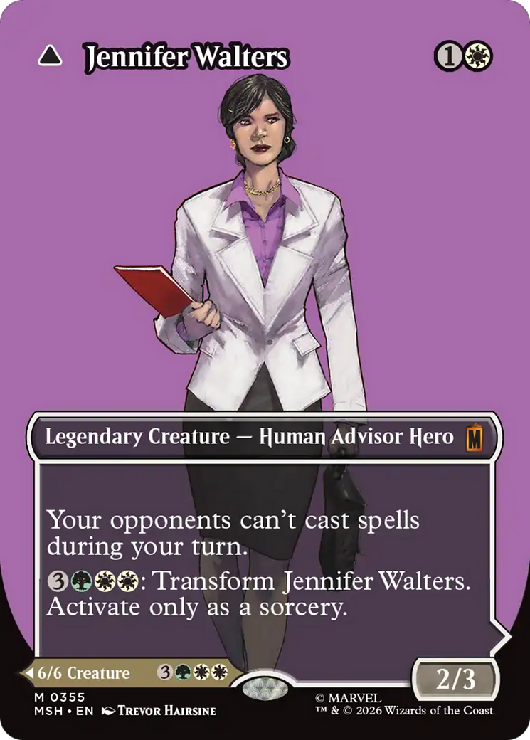 Jennifer Walters // The Sensational She-Hulk - Mythic Legendary Creature — Gamma Hero card from Marvel Super Heroes