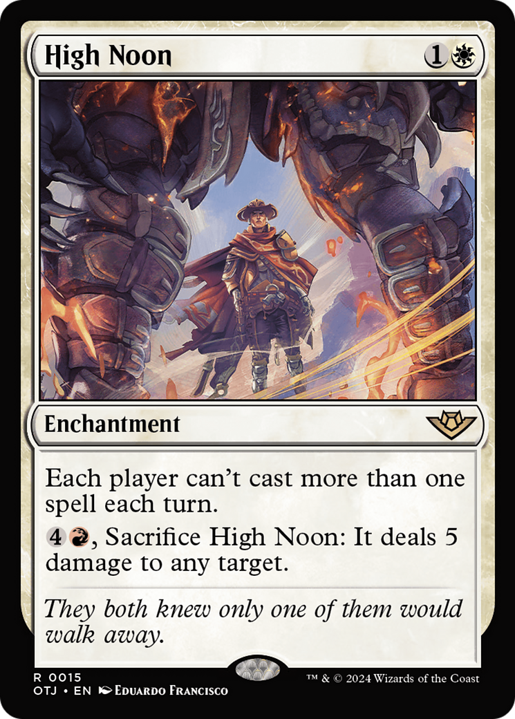 High Noon - Enchantment used in 100.0% of Selesnya sideboards