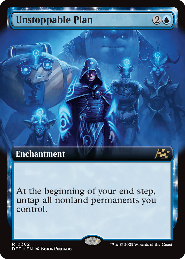 Unstoppable Plan - Rare Enchantment card from Aetherdrift