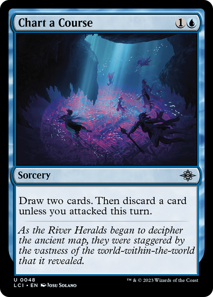 Chart a Course - Uncommon Sorcery card from The Lost Caverns of Ixalan