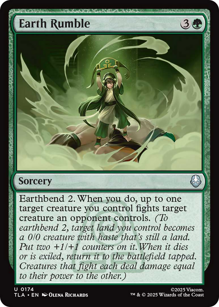 Earth Rumble - Uncommon Sorcery card from Avatar: The Last Airbender