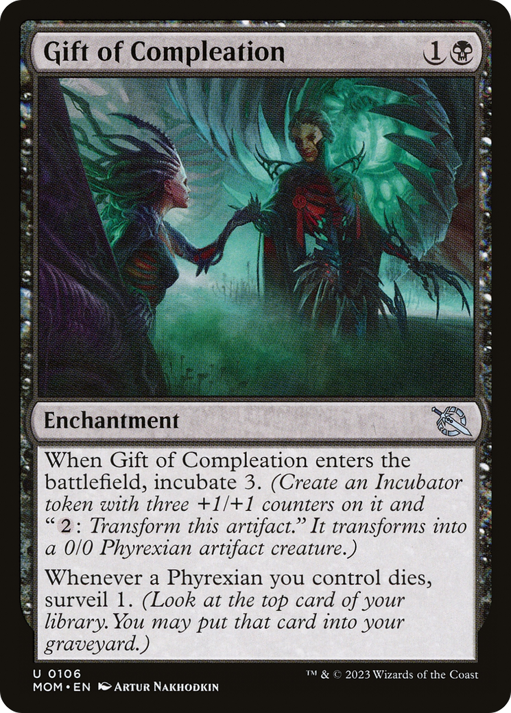 Gift of Compleation - Uncommon Enchantment card from March of the Machine