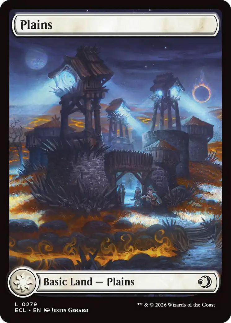 Plains - Common Basic Land — Plains card from Lorwyn Eclipsed