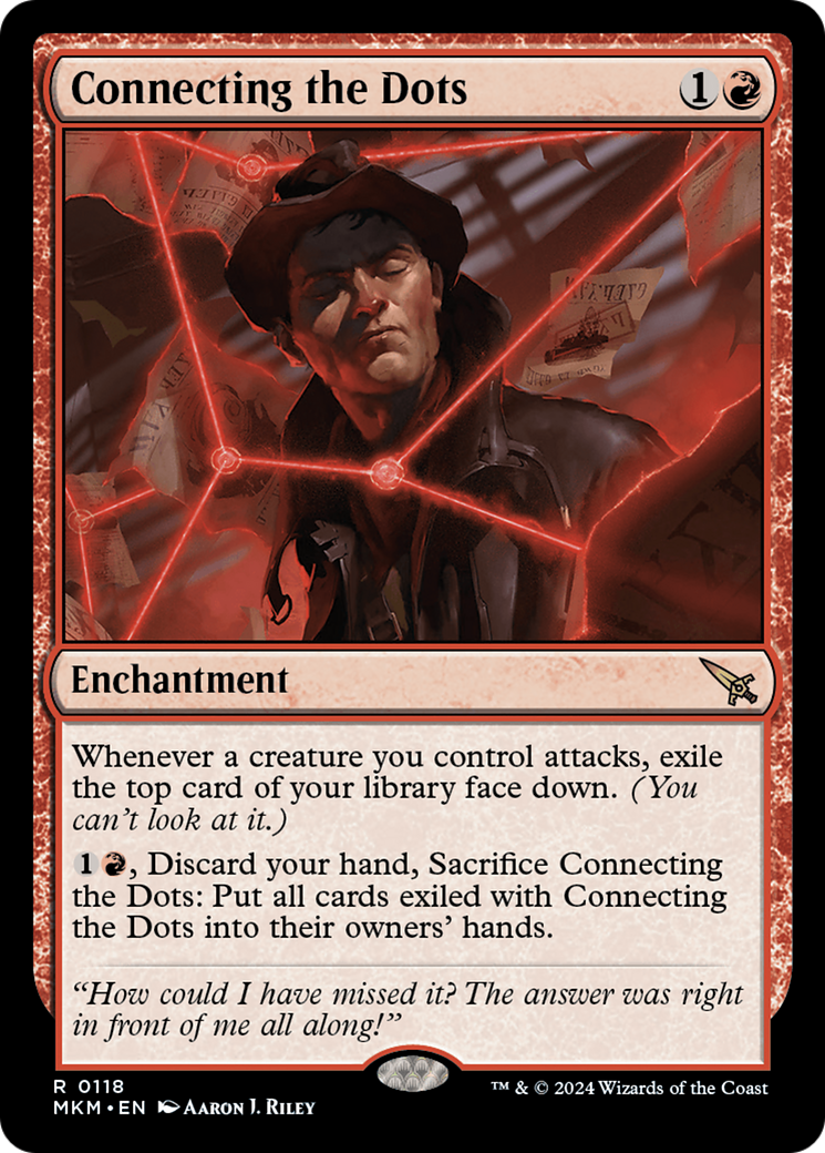Connecting the Dots - Rare Enchantment card from Murders at Karlov Manor
