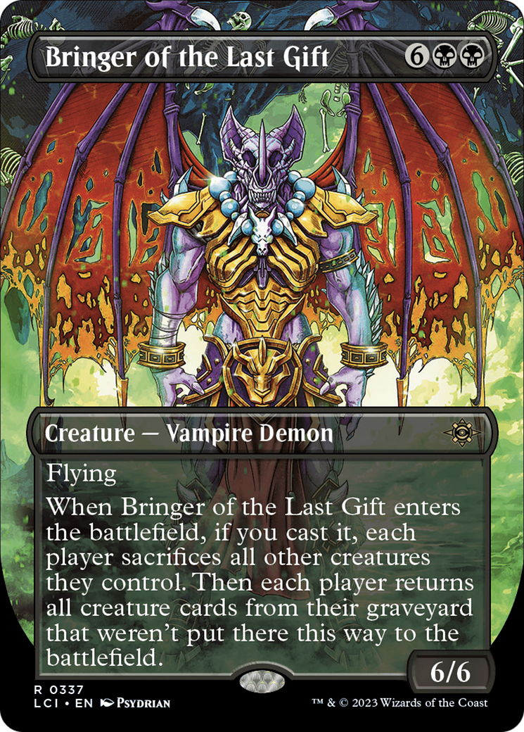 Bringer of the Last Gift - Rare Creature — Vampire Demon card from The Lost Caverns of Ixalan