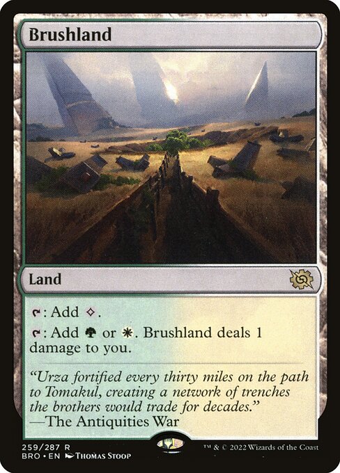 Brushland - Rare card from BRO