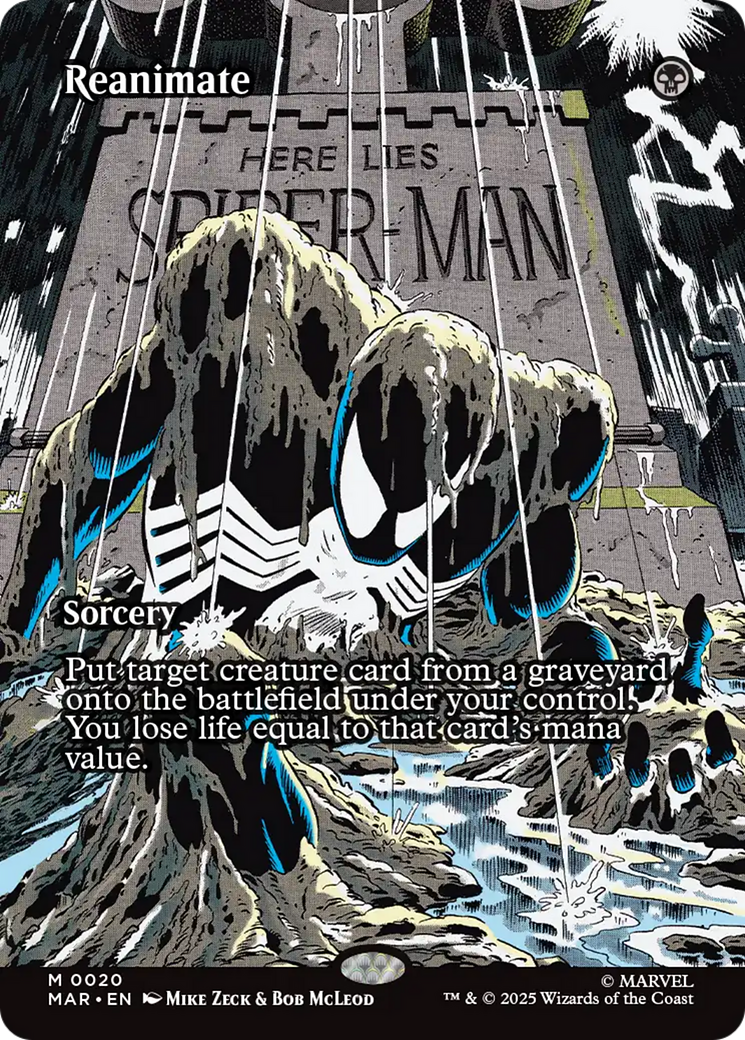 Reanimate - Mythic Sorcery card from Marvel Universe