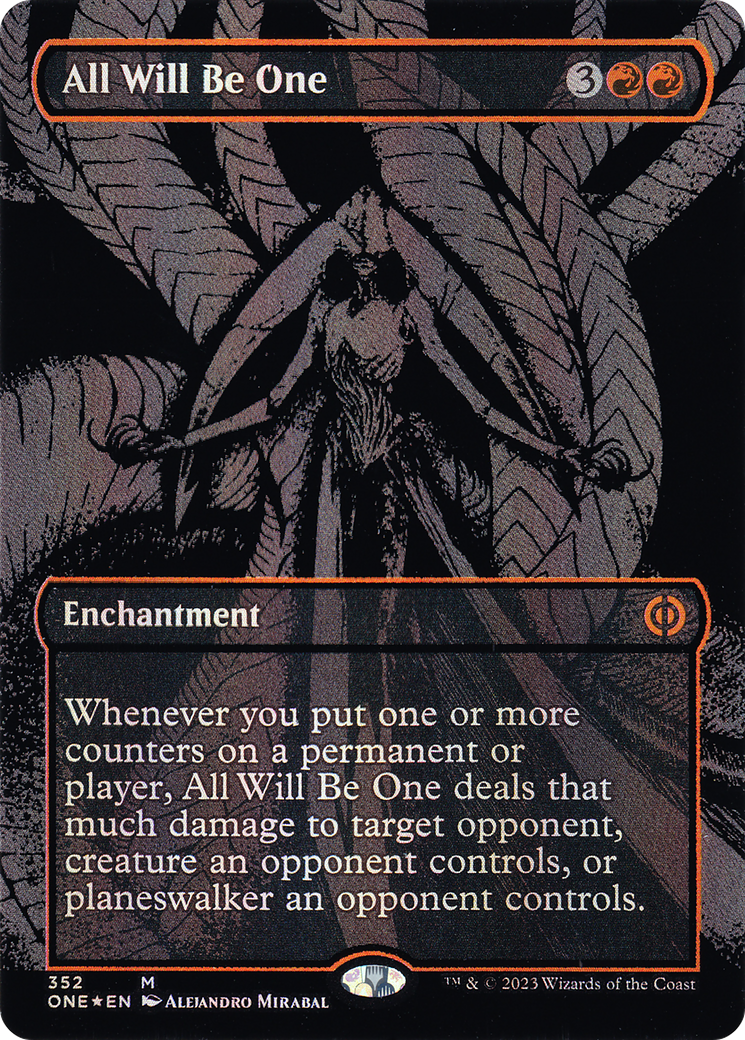 All Will Be One - Mythic Enchantment card from Phyrexia: All Will Be One
