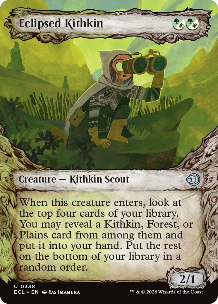 Eclipsed Kithkin - Uncommon Creature — Kithkin Scout card from Lorwyn Eclipsed