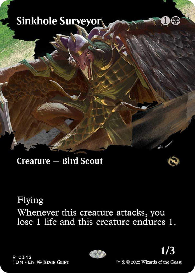 Sinkhole Surveyor - Rare Creature — Bird Scout card from Tarkir: Dragonstorm